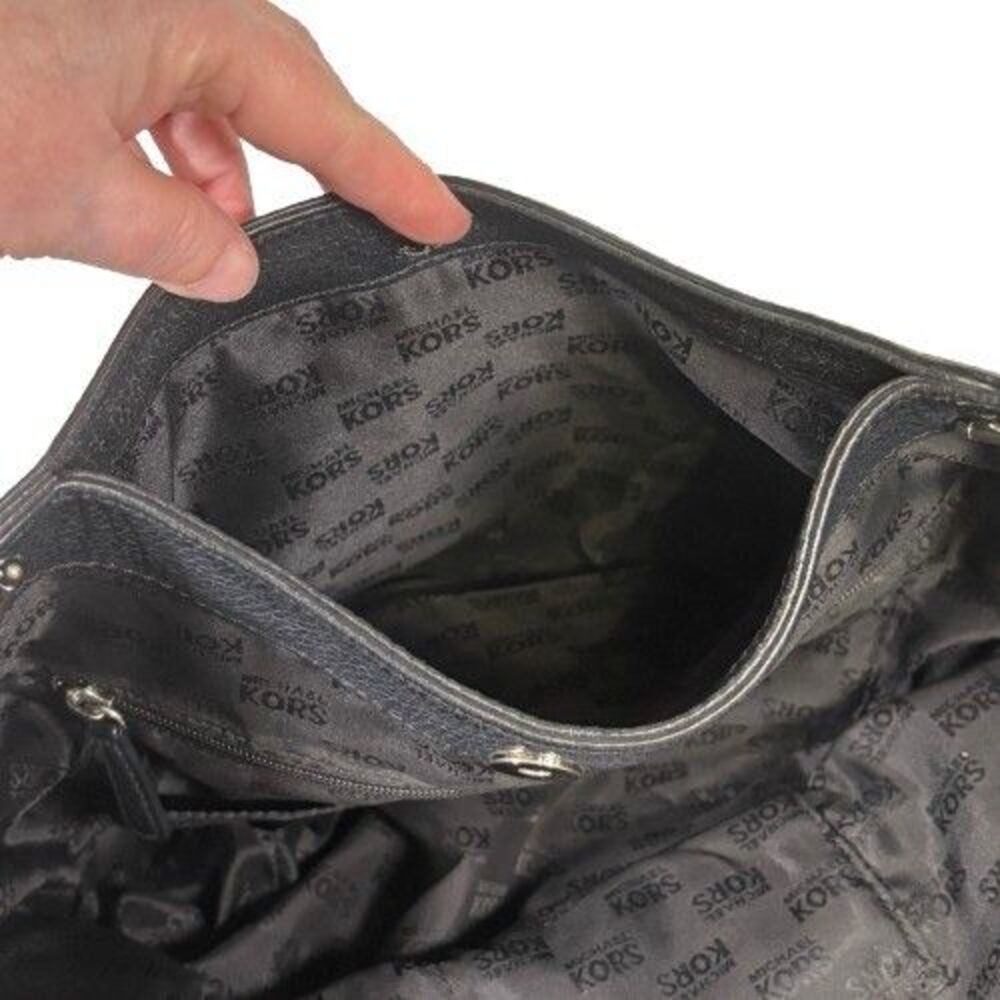 Michael Kors Whipped Chelsea Black Leather Tote Hobo Shoulder Bag Purse MRP$528 - Picture 16 of 16